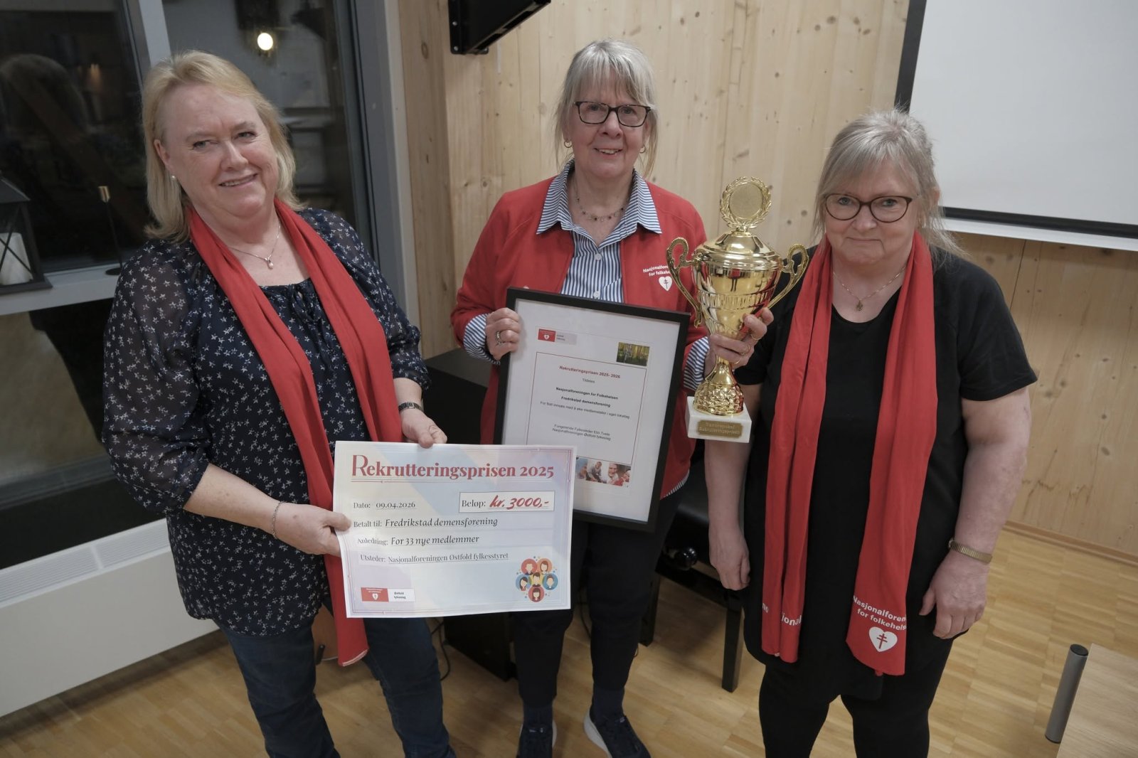 Rekrutteringsprisen 2025 til Fredrikstad demensforening
