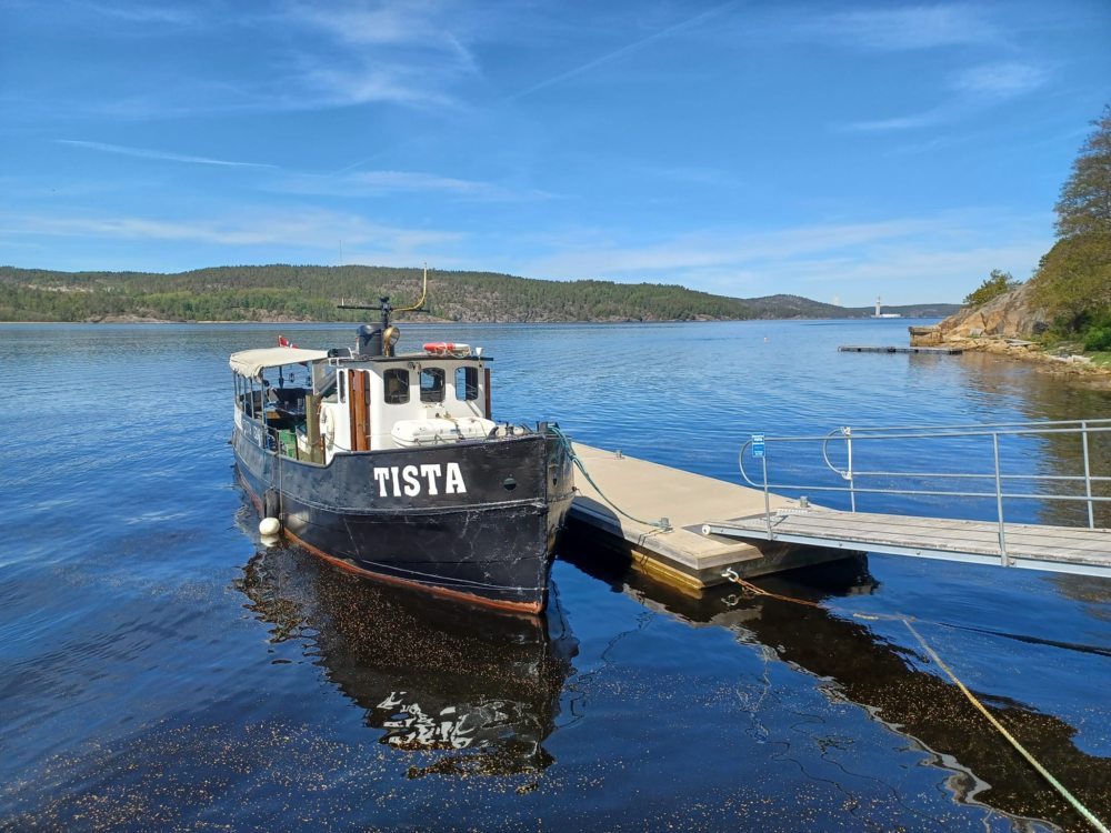 Bilde fra båtturen med veteranbåten Tista