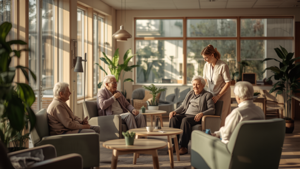 Bilde av sykehjem og omsorgsmiljø