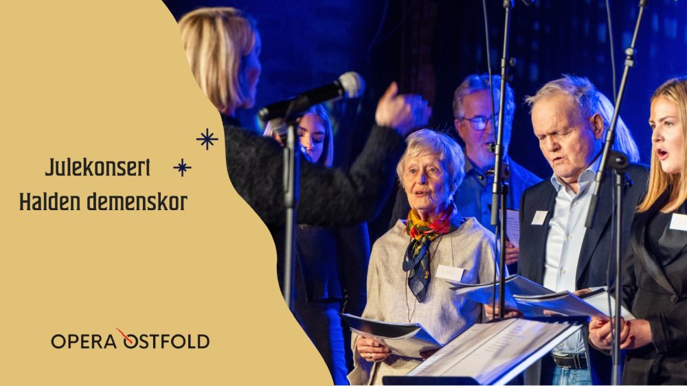 Plakat for julekonserten i Byparken