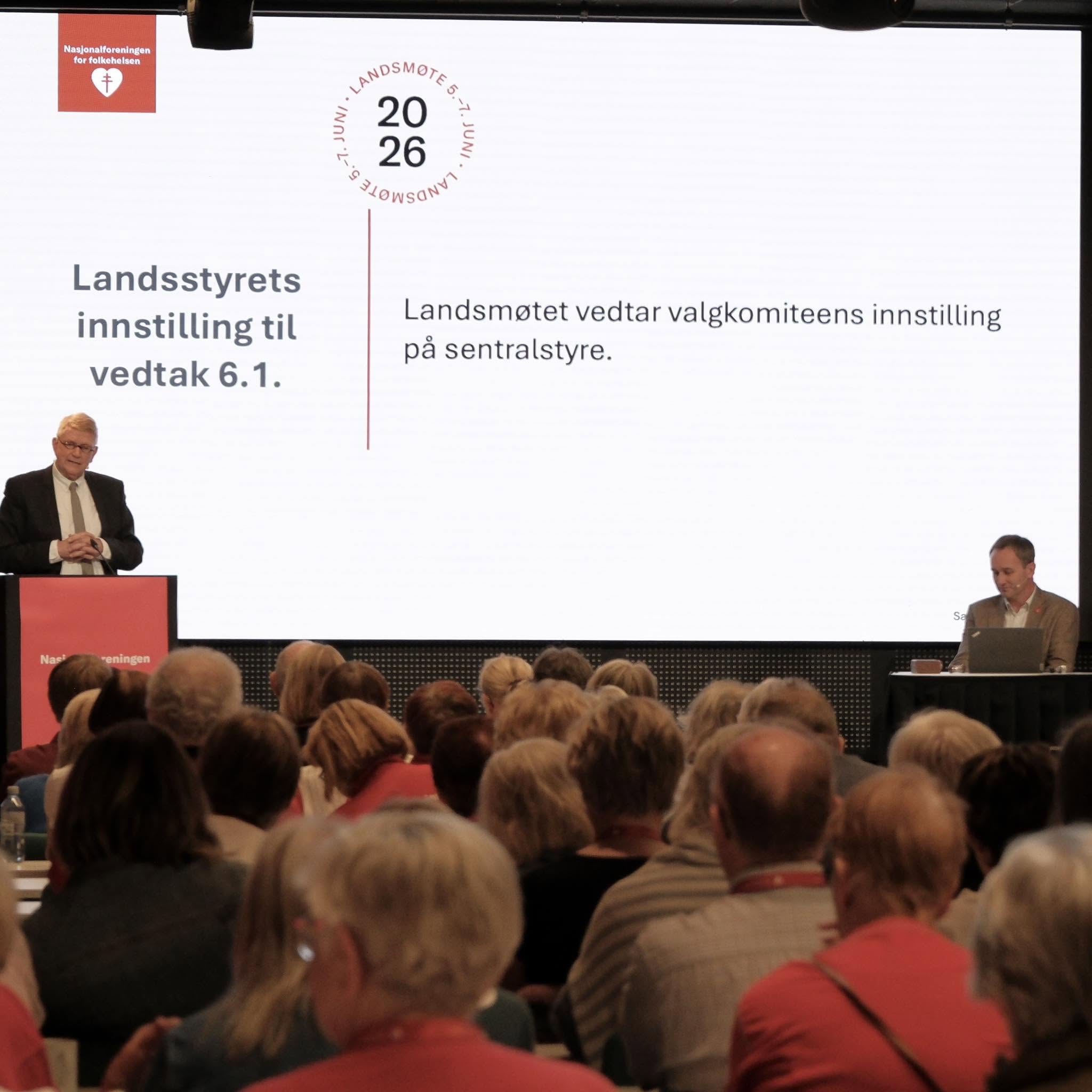 Nytt sentralstyre valgt på Landsmøtet 2026