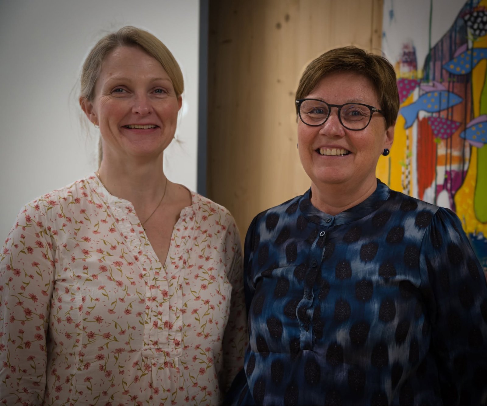 Cecilie Billington Hedin med Karin Bjørnebekk