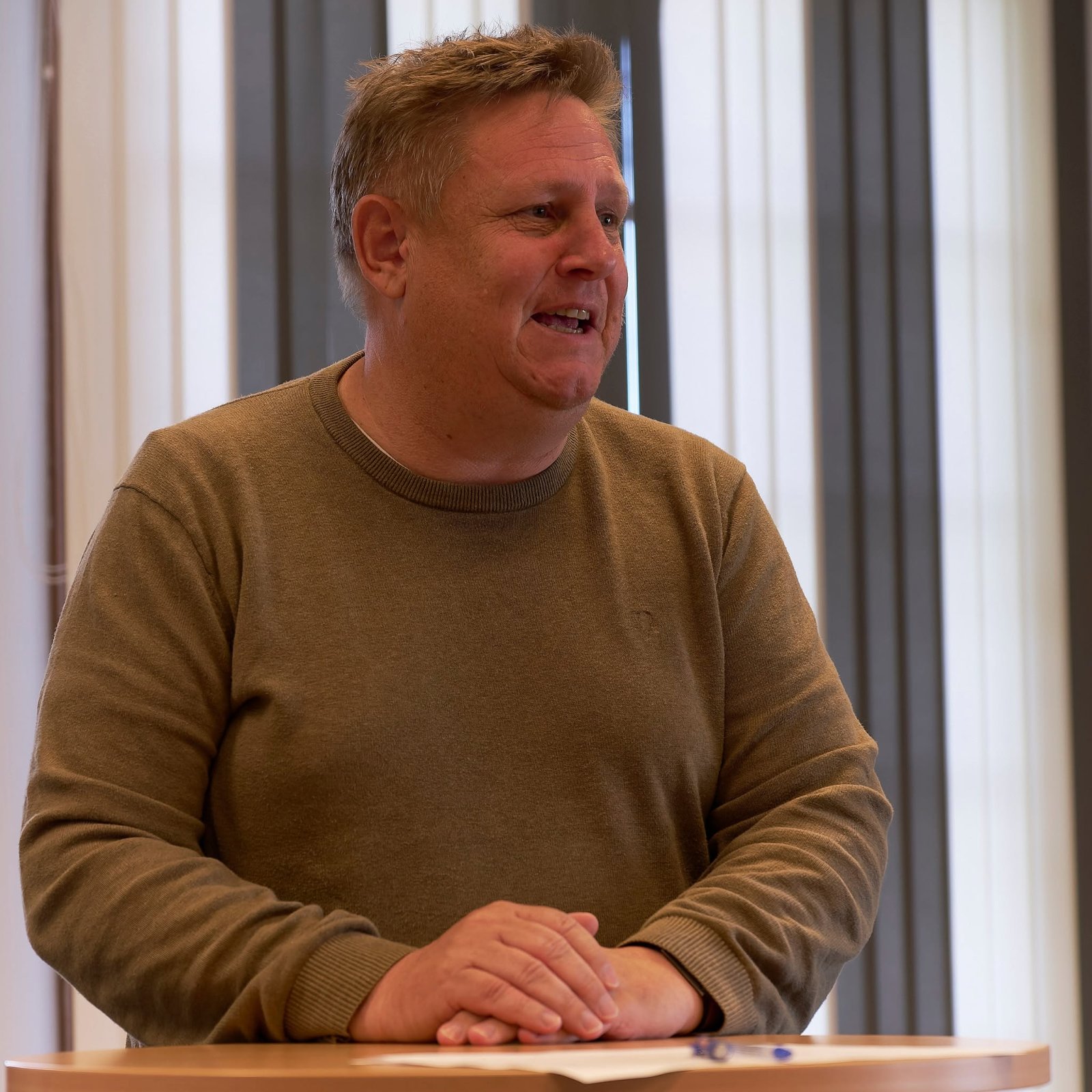 Ordfører René Rafshol taler