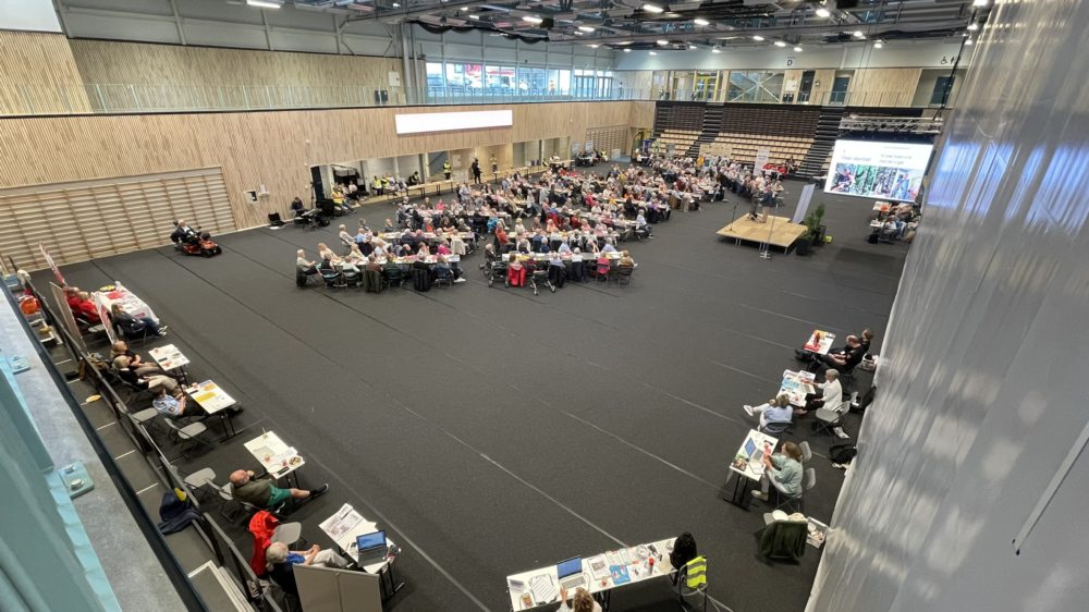 Bilde fra Seniorkonferansen i Halden Arena