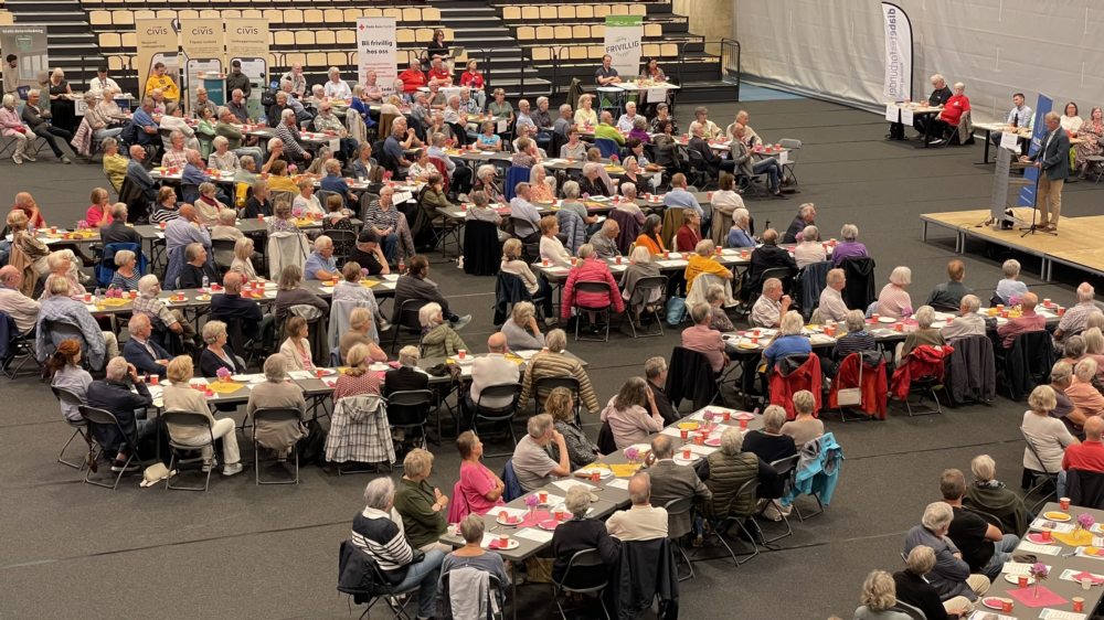 Bilde fra Seniorkonferansen i Halden Arena