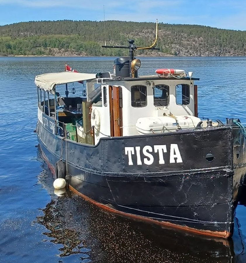 Veteranbåten Tista på Iddefjorden